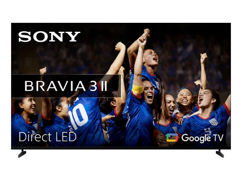 Sony, Sony BRAVIA 3II Direct-LED TV - 85", 4K QFHD, Google TV, 2026 Fernseher – schwarz