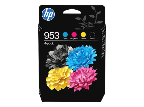 HP, Original HP Tintenpatronen 953 CMYK, Mixpack, cyan, magenta, gelb, schwarz