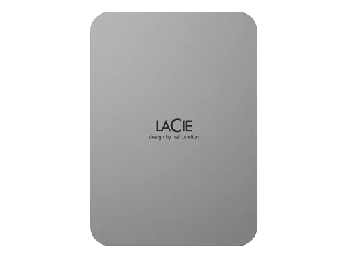 LACIE Mobile Drive (2022) - Festplatte (HDD, 1 TB, Moon Silver)