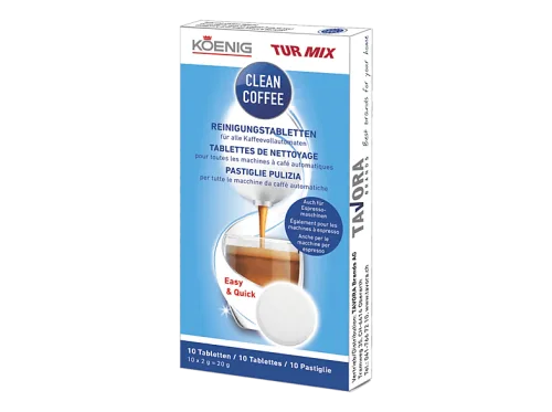 Turmix, Turmix Clean Coffee für Kaffeevollautomaten Reinigungstabletten – Kaffeemaschine Entkalker