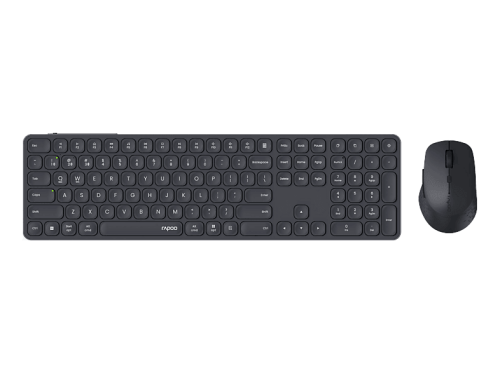 Rapoo, RAPOO 9810M ultraslim full deskset 12650 Wireless, Dark Grey