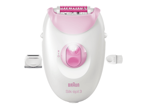 Braun, Braun Epilierer "Silk-épil 3 SE3-031" kabelgebundener Epilierer, Rasier- & Trimmeraufsatz