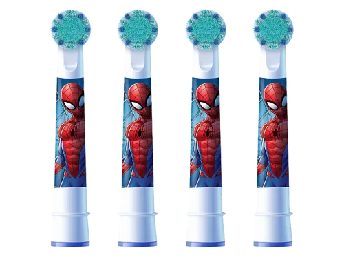 Oral-B, Oral-B Spiderman 4er Aufsteckbürsten – Ersatzbürste/Zahnpflege Zubehör
