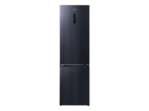 Trisa, Trisa Kombi Kühlschrank 377 L Schwarz Kühlschrank mit Gefrierfach – Kühlschrank mit Gefrierfach freistehend