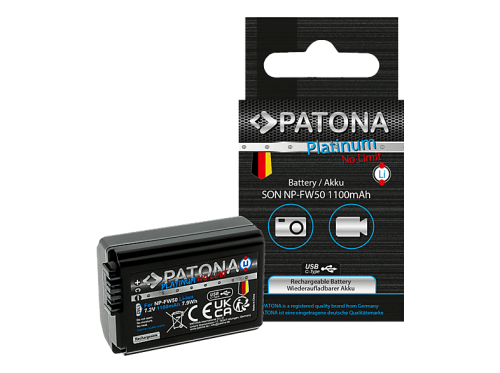 Patona, Patona, Akku Li-ION Foto, Patona Platinum USB-C Sony NP-FW50, Produkte & Wohnen