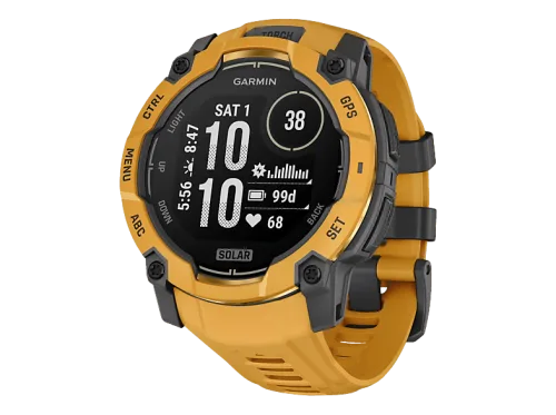 Garmin, Garmin Instinct® 3 Solar - 50 mm Grau/Sunburst Garmin Instinct – orange