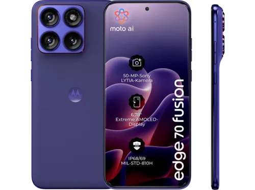 Motorola, Motorola Smartphone "edge 70 fusion" PANTONE Orient Blue