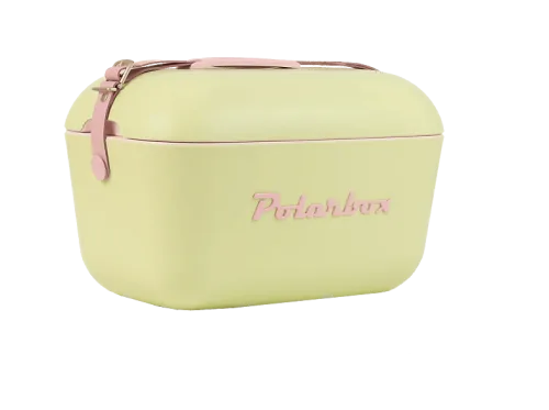 POLISUR Retro Cooler Kühlbox (20 l, Lime)