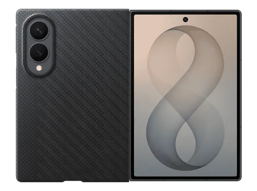 SAMSUNG Carbon Magnet Case, Backcover, Samsung, Galaxy Z Fold8, Schwarz