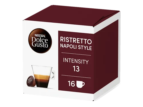 NESTLE DOLCE GUSTO, NESTLE DOLCE GUSTO Kaffeekapseln Ristretto Napoli StyleBrasilianisch / Kolumbianisch / Arabica / ROBUSTA