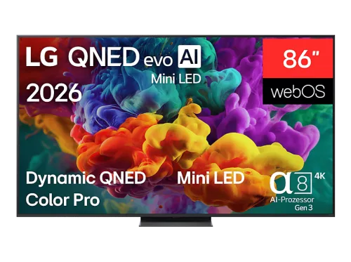 LG Electronics, LG ELECTRONICS TV QNED 86QNED86B6B.AVS, 86''/218cm 4K UHD