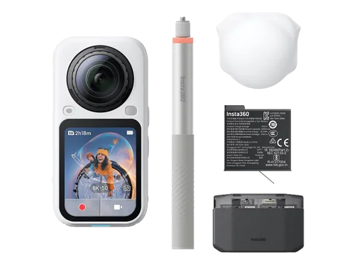 Insta360, Insta360 X6 Essential Bundle Arctic White Actioncam – Action Cam/GoPro