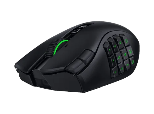 RAZER Naga V3 Pro Gaming?Maus, Kabellos, 50.000 DPI, Schwarz