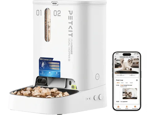 Petkit, Petkit YumShare Dual-Hopper Futterautomat Weiß 1 St.