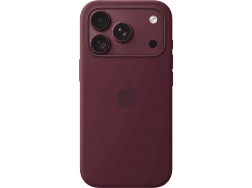 Apple, Apple iPhone 18 Pro Silicone Case with MagSafe - Burgundy Iphone 18 Pro Case – USB C Kabel/Adapter/Ladegerät