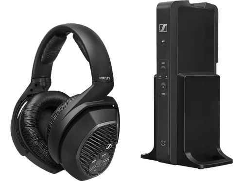 Sennheiser, Sennheiser RS 175-U Over Ear Kopfhörer Funk Schwarz Surround-Sound
