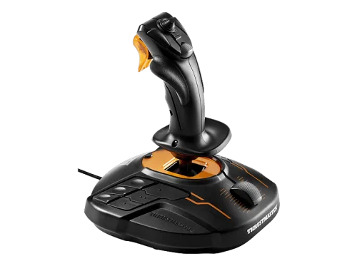 THRUSTMASTER, Thrustmaster T16000M FCS Flightstick Joystick USB PC Schwarz, Orange