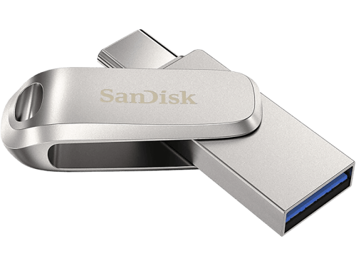 SanDisk, Sandisk USB-Stick "Ultra Dual Drive Luxe USB Type-C™ 128 GB" (128GB GB USB 3.1 Lesegeschwindigkeit 400 MB/s)