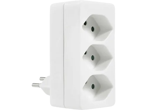 S-Electro, S-ELECTRO Abzweigstecker 85.594.WS weiss, 3xT13