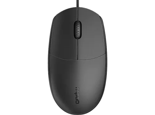 Rapoo, RAPOO N100 wired Optical Mouse 18050 Black