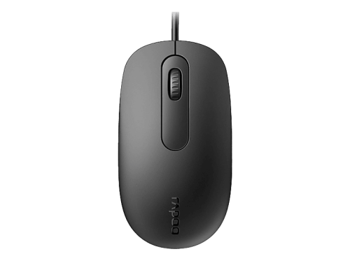 Rapoo, RAPOO N200 wired Optical Mouse 18548 Black