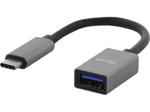 LMP 16093 - Adapter USB-C zu USB-A (Schwarz/Grau)