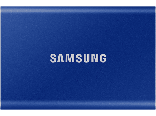 Samsung, Samsung - T7, Portable SSD, Blau, 2 TB