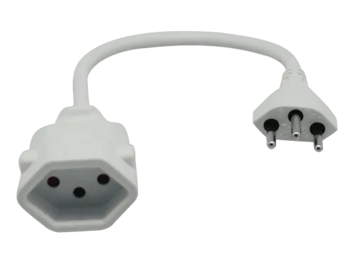 SCHOENENBERGER, SCHOENENBERGER Verl&auml;ngerungskabel 0.2m 02.900.02WS weiss