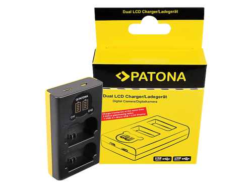 Patona, Patona, Ladegeräte Foto, Patona Dual LCD Charger USB Fuji NP-W235, Produkte & Wohnen