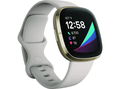 Fitbit, FITBIT Sense FB-512GLWT weiss