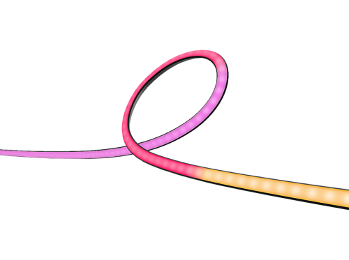 PHILIPS HUE Hue Play Gradient Lightstrip 55 - Leuchtstreifen (Schwarz)