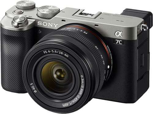 Sony, Sony Systemkamera "Alpha 7C Kit silber, 44616 MP FF"