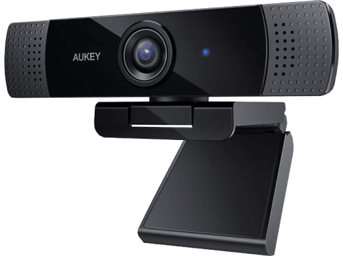 AUKEY, AUKEY Stream Webcam 1080P Dual Mic PC-LM1E black, USB 2.0