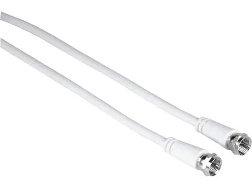 HAMA 205038 CABLE SAT M/M 3M - SAT-Anschlusskabel (Weiss)