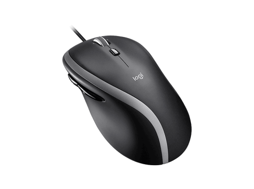Logitech, Logitech Kabelgebundene Maus 910-005784 Schwarz, Silber