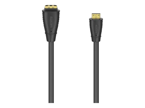 Hama, hama 00205167 HDMI?-Kabeladapter, Typ-C (Mini)-Stecker - Typ-A-Kupplung, vergoldet
