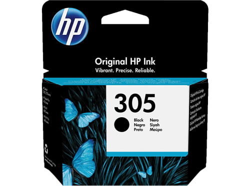 HP, HP Tintenpatrone 305 schwarz 3YM61AE#UUS DeskJet 2300/2700 120 Seiten