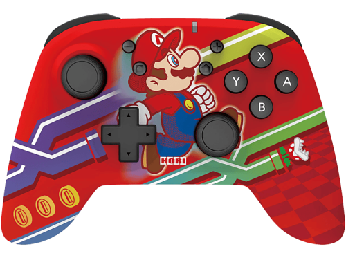 Nintendo, Nintendo Hori Wireless Horipad Controller Super Mario Gamepad (Rot)
