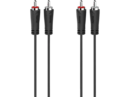 Hama, hama 00205257 Audio-Kabel, 2 Cinch-Stecker - 2 Cinch-Stecker, 1,5 m