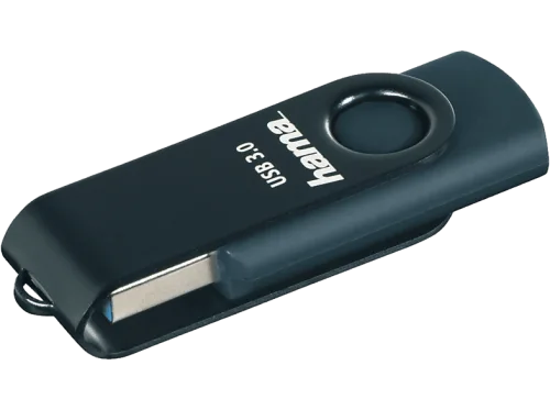 Hama, HAMA USB-Stick Rotate 182465 3.0, 128GB, 90MB/s, Petrol
