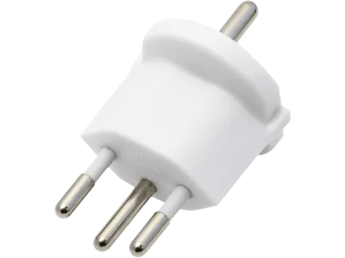 S-Electro, S-ELECTRO Fix-Adapter SchuKo-CH 4.107439 weiss, 3-polig