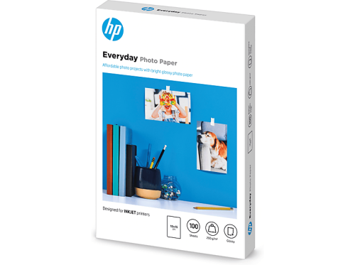 HP, HP Everyday Photo Paper 10x15cm CR757A InkJet, glossy 200g 100 Blatt
