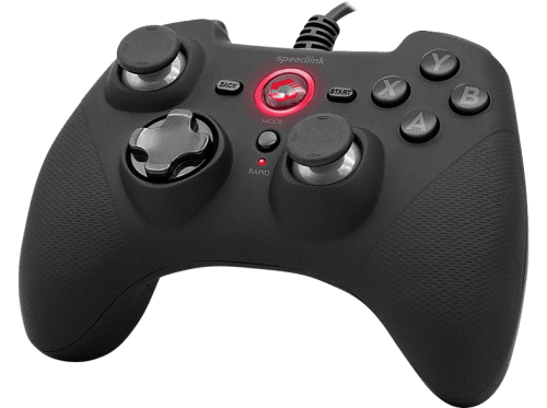 speedlink, SPEEDLINK RAIT Gamepad wired SL-650010-BK PC/PS3/Switch black