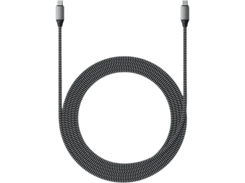 Satechi, Satechi - (usb-c, Usb-c, 100w), USB-C Lade/Sync-Kabel, Space Grau 2 Meter