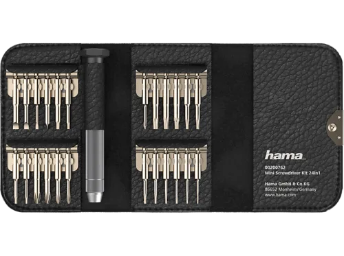 Hama, hama 00200762 Mini-Schraubendreher-Set 24in1