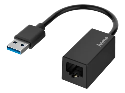 Hama, Hama USB 3.2 Gen 1 (USB 3.0) Netzwerk Adapter 1 Gbit/s