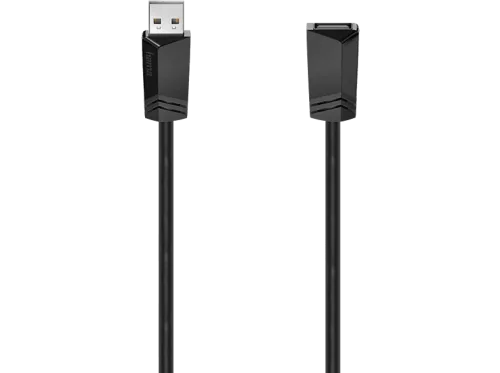 Hama, hama 00200619 USB-Verlängerungskabel, USB 2.0, 480 Mbit/s, 1,50 m