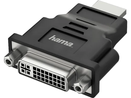 Hama, hama 00200339 Video-Adapter, HDMI?-Stecker - DVI-Buchse, Ultra-HD 4K