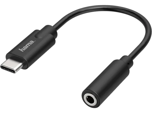 Hama, hama 00200318 Audio-Adapter, USB-C-Stecker - 3,5-mm-Klinke-Buchse, Stereo