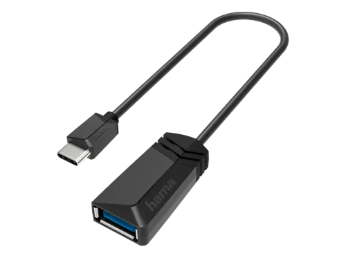 Hama, hama 00200312 USB-OTG-Adapter, USB-C-Stecker - USB-Buchse, USB 3.2 Gen1, 5 Gbit/s